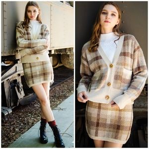 Very J Chic 2-Piece Sweater/Skirt Set